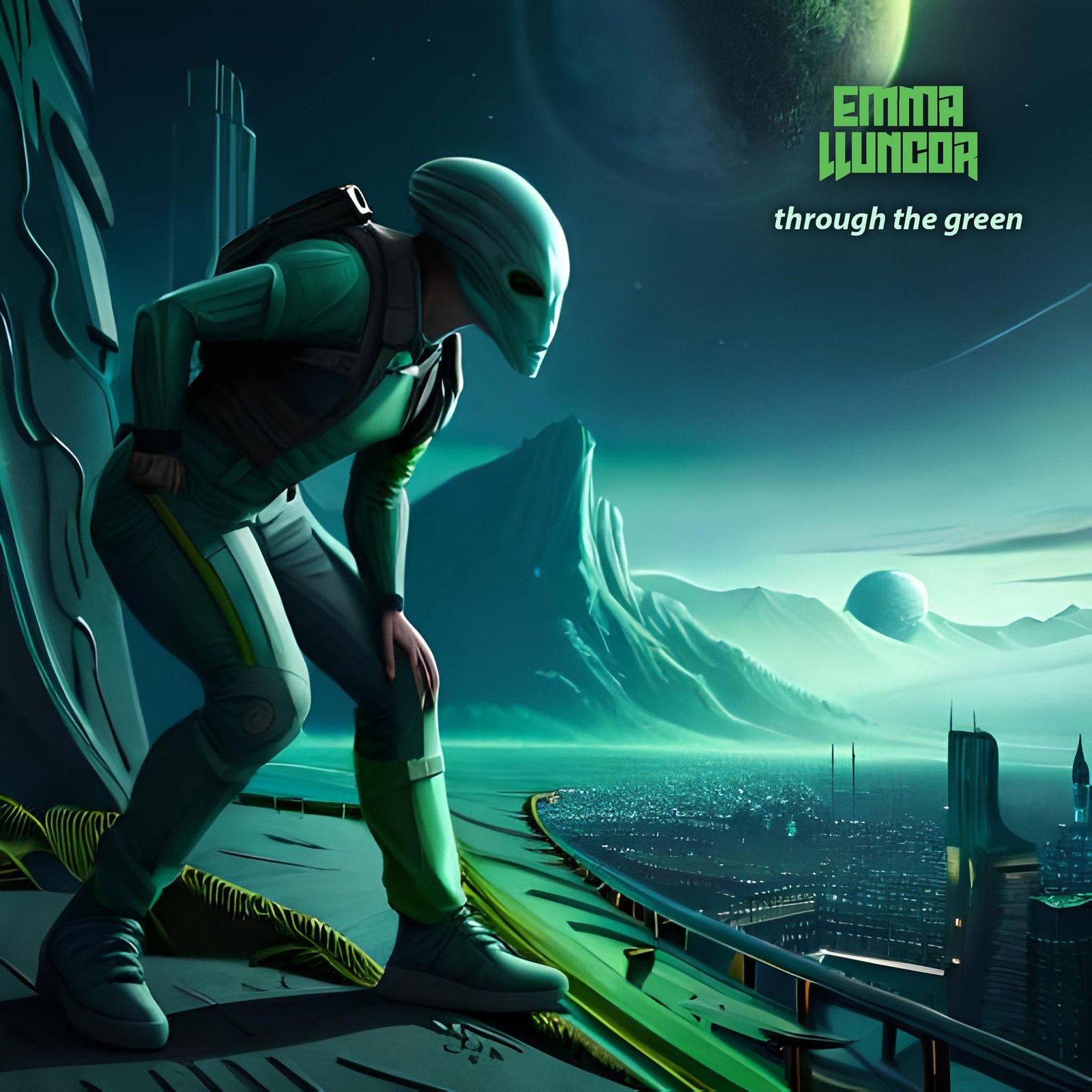 Through the green is the second album of the alternative rock metal solo guitarist from Peru Emma Lluncor